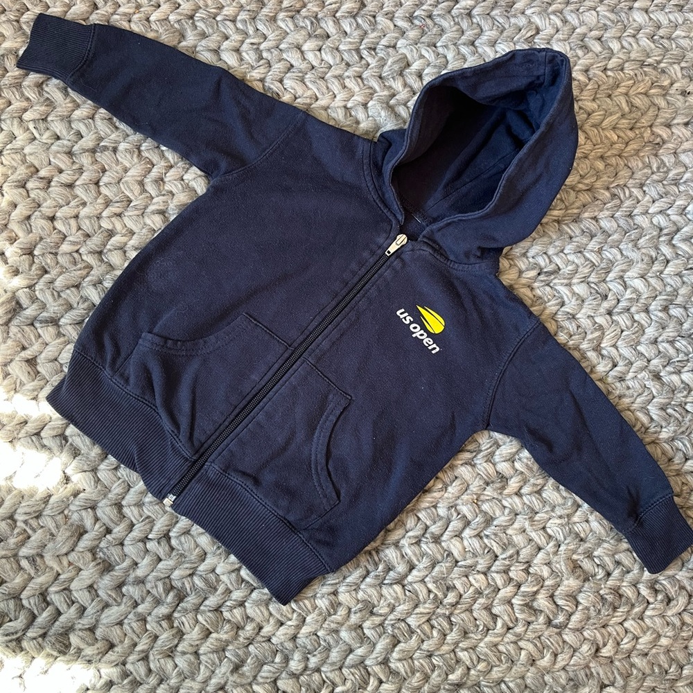 US Open Navy Zip Up Hoodie